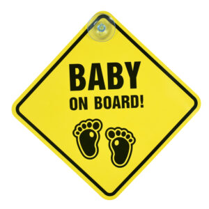 Baby Caution Car Sticker "Baby on Board"-27449