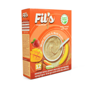 Fil's Organic Baby Cereal With Milk Multi Grains & Multi Fruits - 300 gm-27521