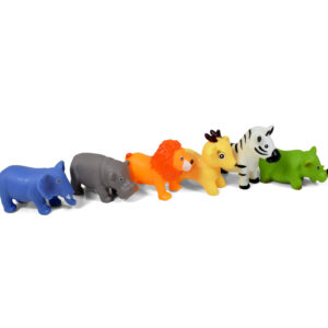 Multicolor Animal Bath Toys, Choo Choo Toys - Pack of 6-27635