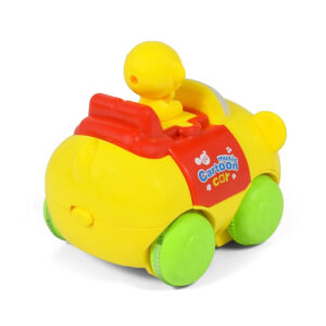 Animal Cartoon Musical Friction Car - Yellow-27679