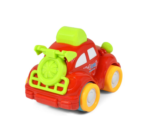 Funny Musical Friction Car - Red/Green-27708