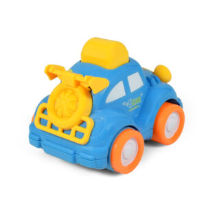 Funny Musical Friction Car - Blue/Yellow-27703