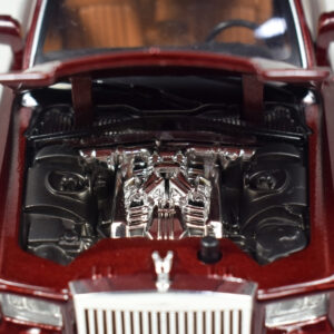 1:24 Scale Pull Back Die Cast Rolls Royce Phantom Musical Luxury Car - Mehroon-27677