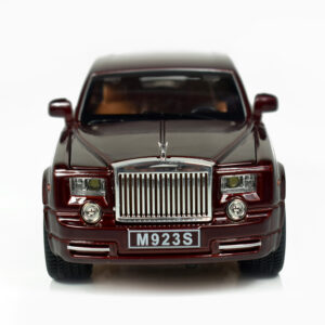 1:24 Scale Pull Back Die Cast Rolls Royce Phantom Musical Luxury Car - Mehroon-27674