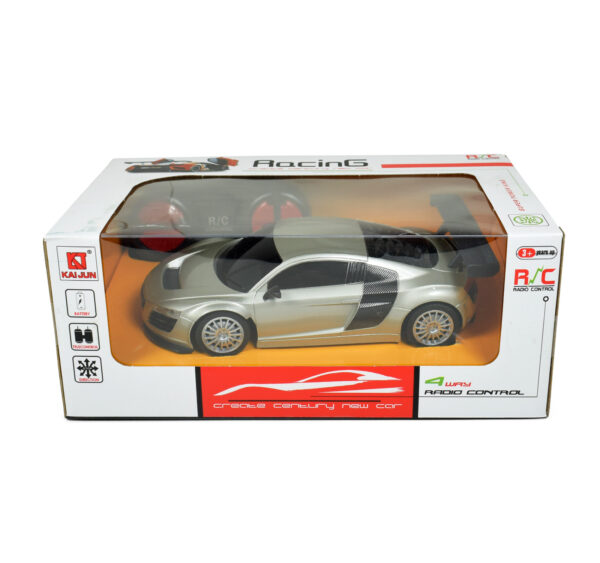 4 Way Remote Control Super Racing Car - Grey-27726