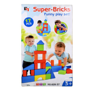 Super-Bricks Building Blocks Set of 17 Pieces-27727