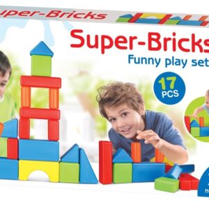 Super-Bricks Building Blocks Set of 17 Pieces-27730