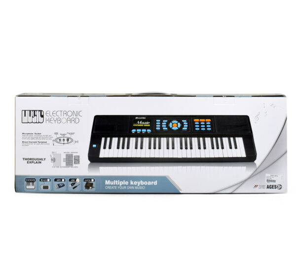 Electronic Keyboard & Musical Piano for Kids with 54 Keys, Microphone (Mic) & Charger -27732