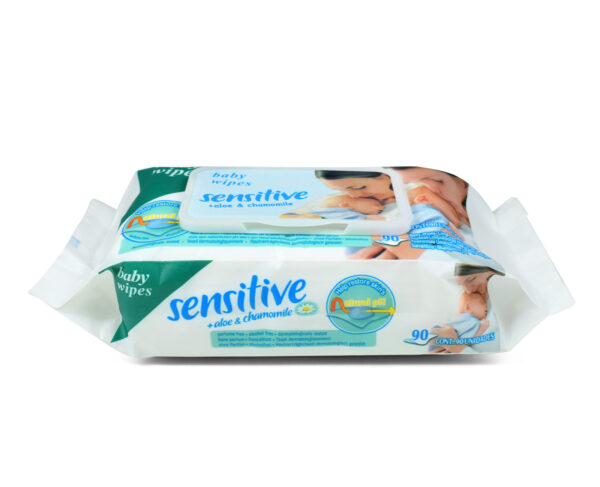 Baby Sensitive Wipes with Aloe & Chamomile (Pack of 6)-27582