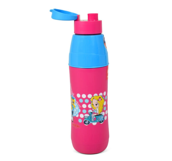 Milton Kool Style 600 Insualted Water Bottle - Blue/Pink-27873