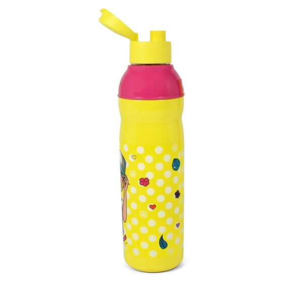 Milton Kool Peer Barbie 900 Insulated Water Bottle - Yellow/Pink-27894