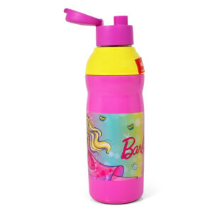 Milton Kool Peer Barbie 600 Insulated Water Bottle - Yellow/Pink-27890