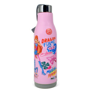 Nayasa Whip Insulated Water Bottle 600ml - Pink-0