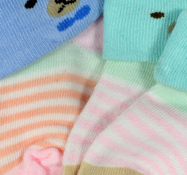 New Born Baby Socks Pack of 2 - Blue/Aqua-27974