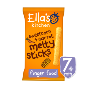 Ella's Kitchen Sweetcorn and Carrot Melty Sticks (7M+) - 16gm-0
