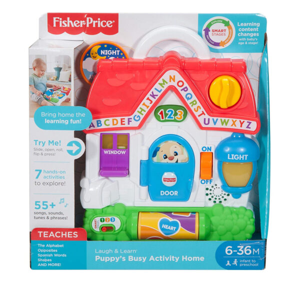 Fisher Price Laugh and Learn Puppy's Busy Activity Home-0