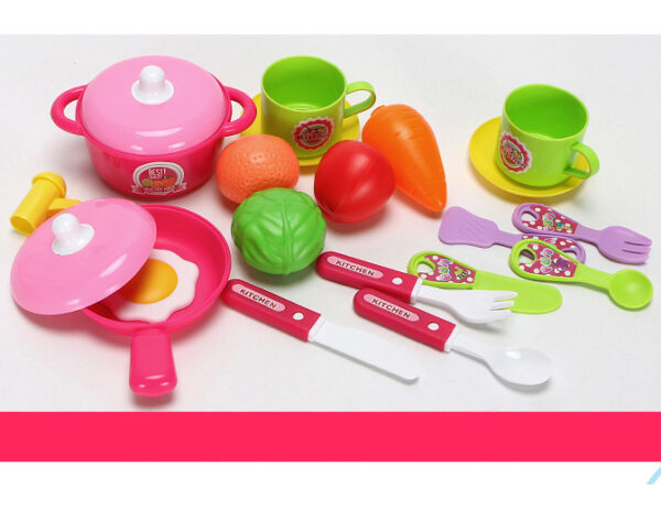 Classic Cooking Kitchen Set Toys For Home Pretend Play - 17PCS-27653