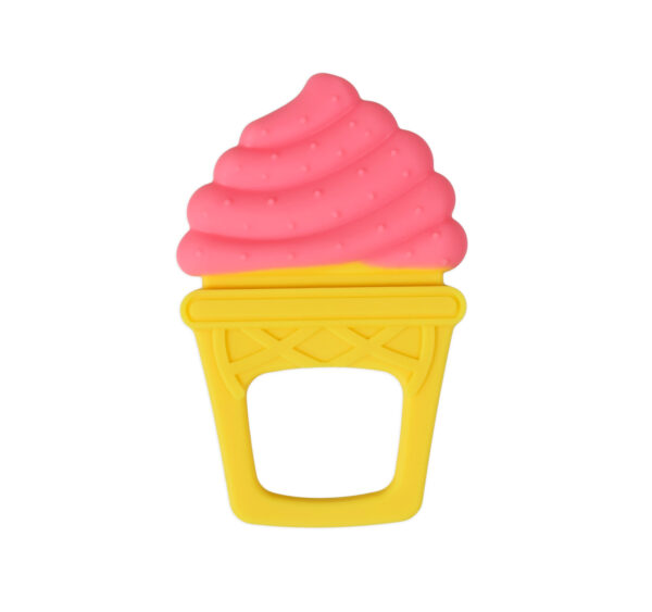 Baby Teether for Oral Development, Ice-cream - Pink/Yellow-28612