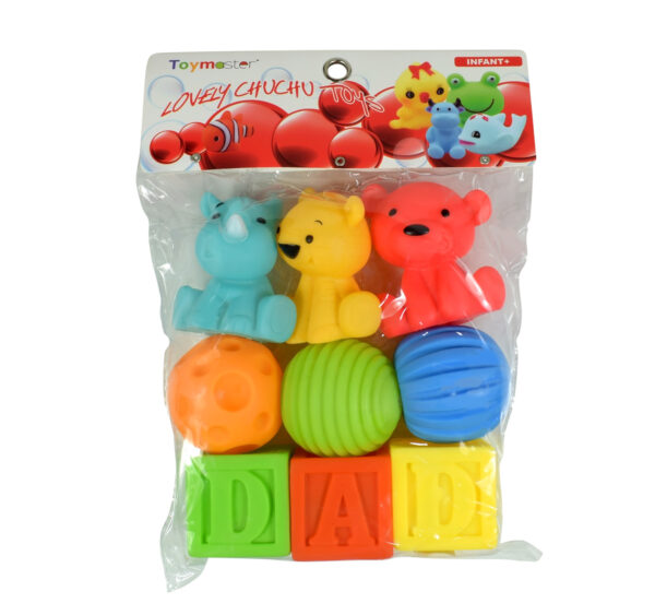 Soft Choo Choo Bath Toys, Squeeze Me Toy - Multicolor-0