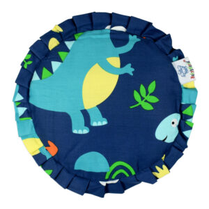 Mustard Seed, Rai Pillow For Baby Head Shaping, Dino - Blue-28536