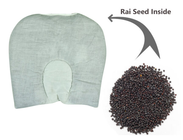 Mustard Seed, Rai Pillow For Baby Head Shaping - Blue-28537