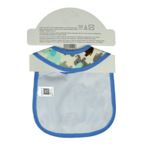 New Born Baby Cotton Bib - Sky Blue-28454