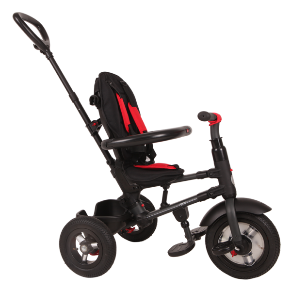 Qplay Rito 6-in-1 Baby Stroller Tricycle with Push Bar - Red-28589