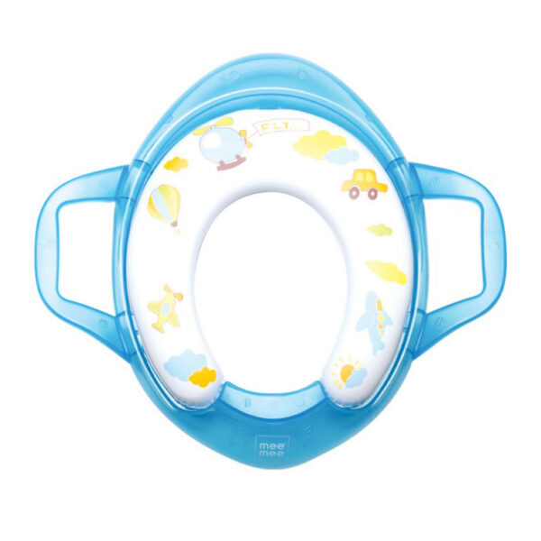 Mee Mee Cushioned Non-Slip Potty Seat with Easy Grip Handles - Blue-0