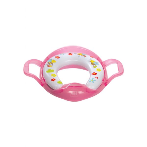 Mee Mee Cushioned Non-Slip Potty Seat with Easy Grip Handles - Pink-28251