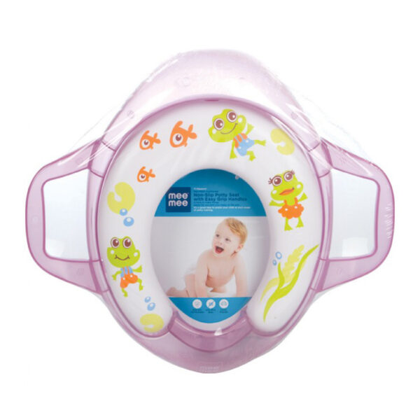 Mee Mee Cushioned Non-Slip Potty Seat with Easy Grip Handles - Purple-0