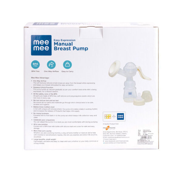 Mee Mee Breast Pump - Easy Expression Manual (MM-80223)-29064