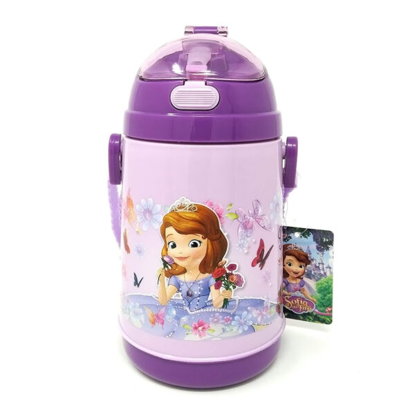 Disney Sofia Plastic Sipper Bottle - 400 ml-0