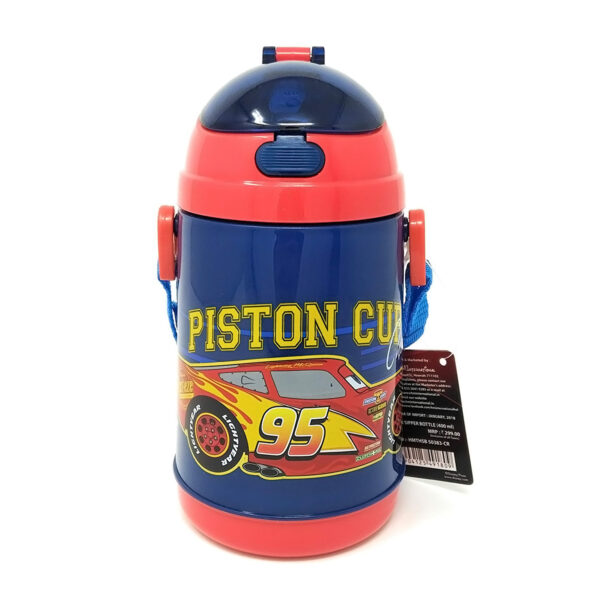 Disney Cars Plastic Sipper Bottle - 400 ml-0