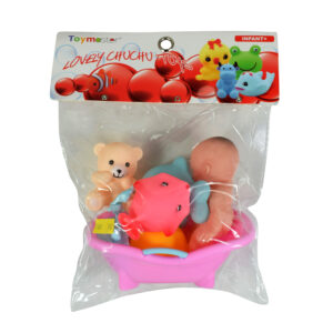 Soft Choo Choo Bath Toys, Squeeze Me Toy - Bath Theme -0