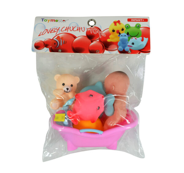 Soft Choo Choo Bath Toys, Squeeze Me Toy - Bath Theme -0