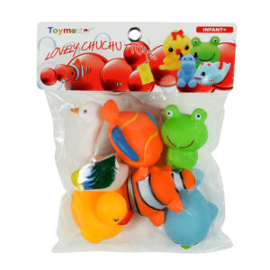 Soft Choo Choo Bath Toys, Squeeze Me Toy - Sea Animals-0