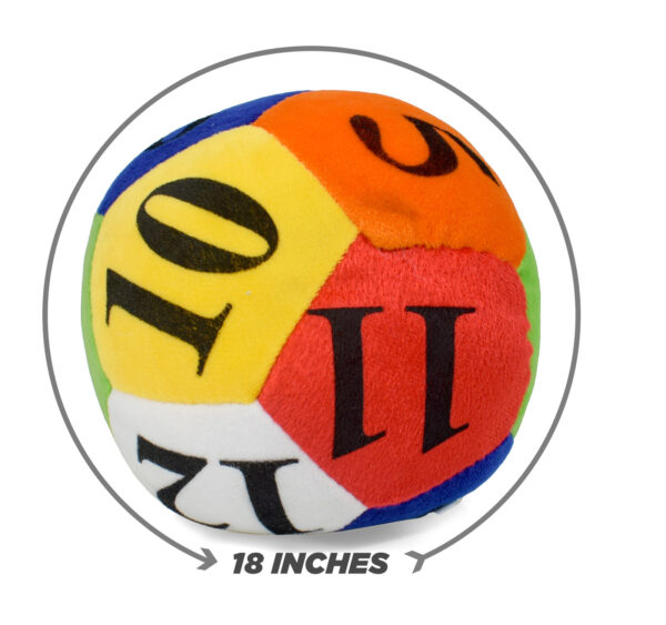 Numeric Soft Ball, Polygon Design - 41 cm-28800