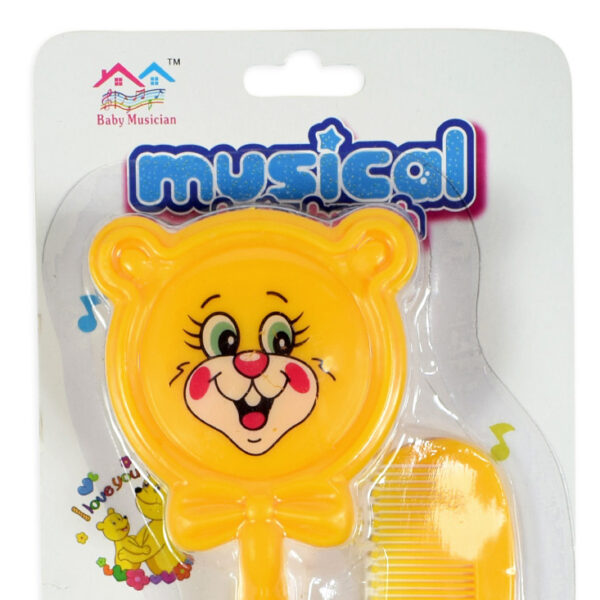 Baby Musical Hair-Brush & Comb Set - Yellow-28824