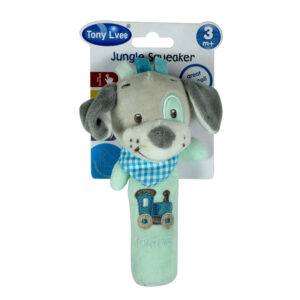 Tony Jungle Squeaker, Baby Rattle - Dog-0