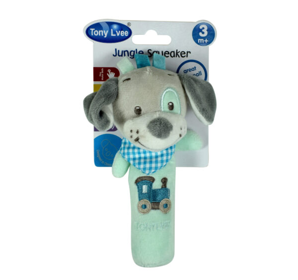 Tony Jungle Squeaker, Baby Rattle - Dog-0