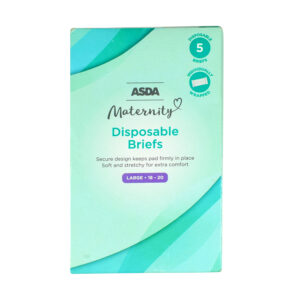 ASDA 5 Disposable Maternity Panties (Briefs) - (Large -18-20)-0