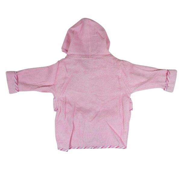 Baby Hooded Bathing Gown (Towel) - Pink-28967