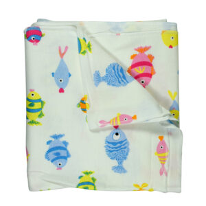 Hosiery Cotton Wrapping Sheet, Fish - Multicolor-29246