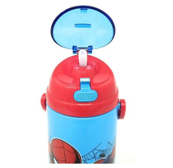 Disney Spider-Man Push Button Plastic Sipper Bottle - 600 ml-29112