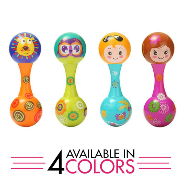 Orff Music Set Maraca Shaker,Baby Sand Hammer Rattle - Multicolor-28896