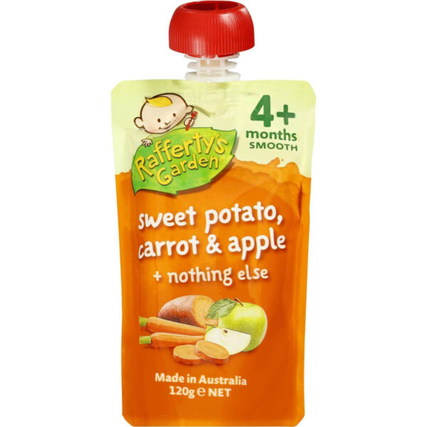 Rafferty's Garden Sweet Potato, Carrot and Apple Smooth Baby Food-0