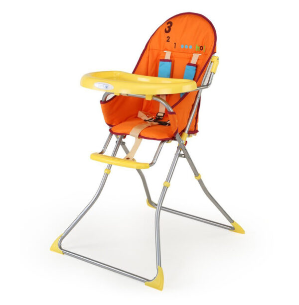 LuvLap Sunshine Baby Highchair (18114) - Yellow-0