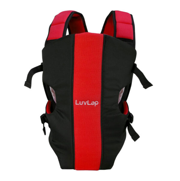 LuvLap Sunshine Baby Carrier (18284) - Black/Red-29586