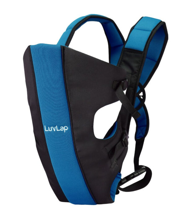 LuvLap Sunshine Baby Carrier (18283) - Black/Blue-0