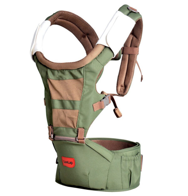 Luvlap Royal Hip Seat Carrier (18405) - Green-0